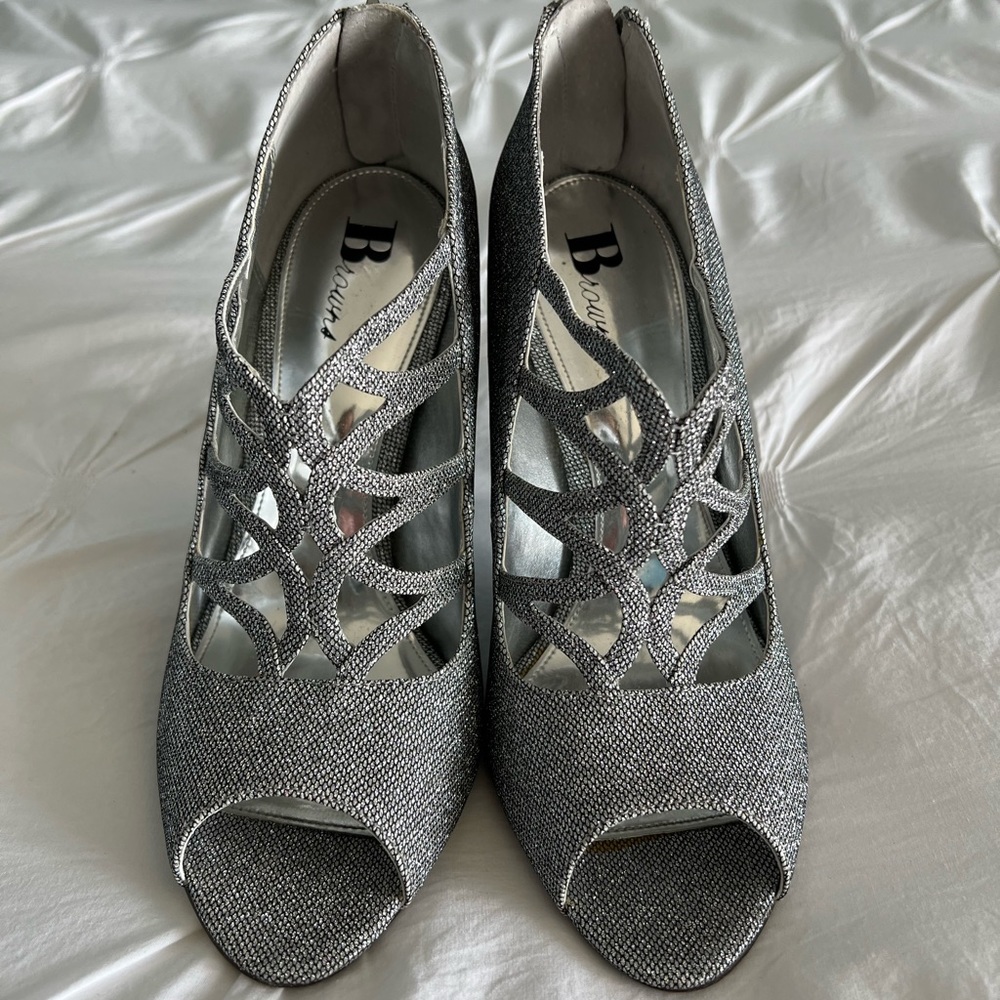 Browns Marisa Gunmetal Stiletto | women size 9
